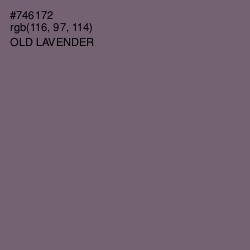 #746172 - Old Lavender Color Image