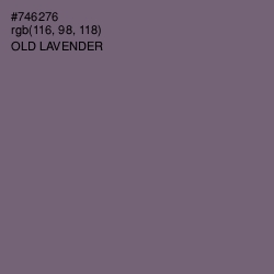 #746276 - Old Lavender Color Image