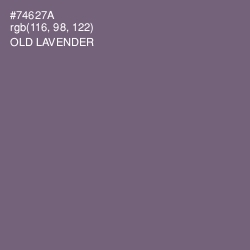 #74627A - Old Lavender Color Image