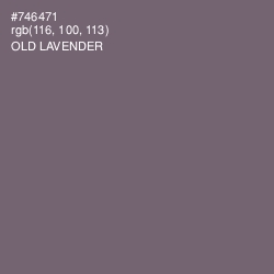 #746471 - Old Lavender Color Image