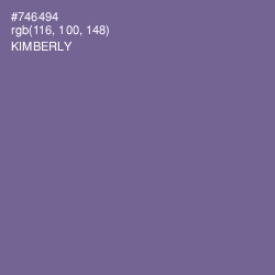 #746494 - Kimberly Color Image