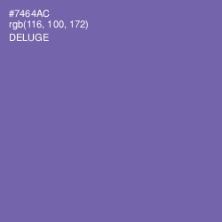 #7464AC - Deluge Color Image