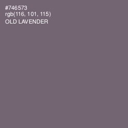 #746573 - Old Lavender Color Image