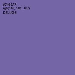 #7465A7 - Deluge Color Image