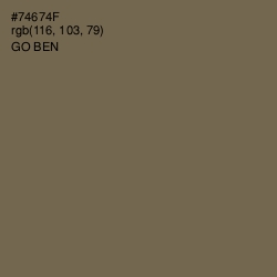 #74674F - Go Ben Color Image