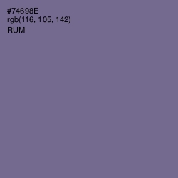 #74698E - Rum Color Image