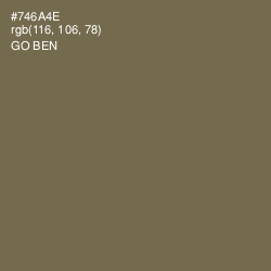 #746A4E - Go Ben Color Image