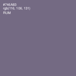 #746A83 - Rum Color Image