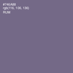 #746A88 - Rum Color Image