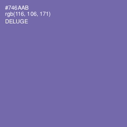 #746AAB - Deluge Color Image
