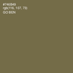 #746B49 - Go Ben Color Image