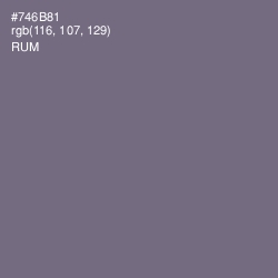 #746B81 - Rum Color Image