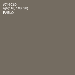 #746C60 - Pablo Color Image