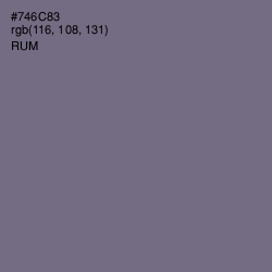 #746C83 - Rum Color Image