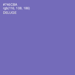 #746CBA - Deluge Color Image