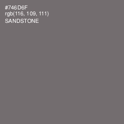 #746D6F - Sandstone Color Image