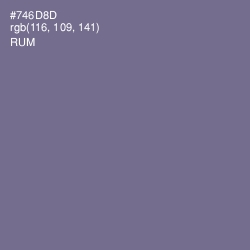 #746D8D - Rum Color Image