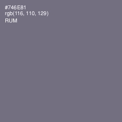 #746E81 - Rum Color Image