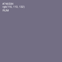 #746E84 - Rum Color Image