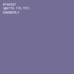 #746E97 - Kimberly Color Image