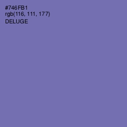 #746FB1 - Deluge Color Image