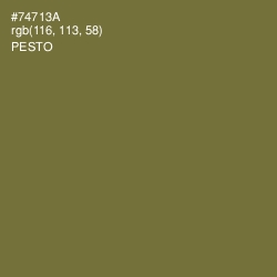 #74713A - Pesto Color Image