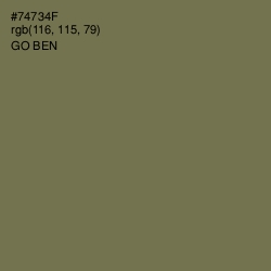 #74734F - Go Ben Color Image