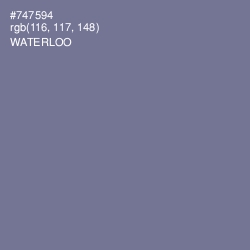 #747594 - Waterloo  Color Image