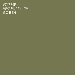 #74774F - Go Ben Color Image