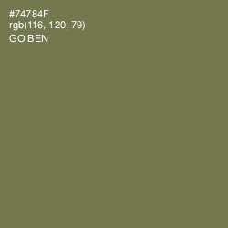 #74784F - Go Ben Color Image