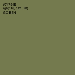 #74794E - Go Ben Color Image