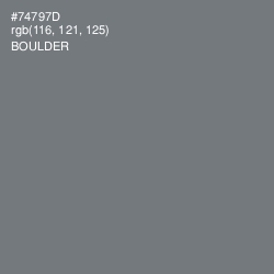 #74797D - Boulder Color Image