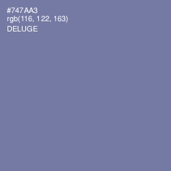 #747AA3 - Deluge Color Image