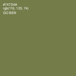 #747D4A - Go Ben Color Image