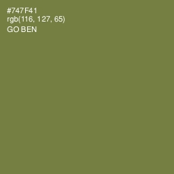 #747F41 - Go Ben Color Image