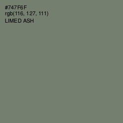 #747F6F - Limed Ash Color Image