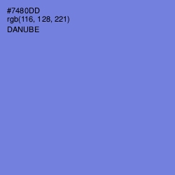 #7480DD - Danube Color Image