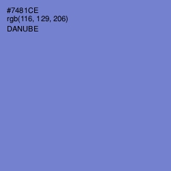 #7481CE - Danube Color Image
