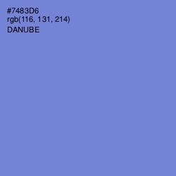 #7483D6 - Danube Color Image