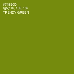 #748B0D - Trendy Green Color Image