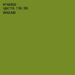 #748B26 - Wasabi Color Image