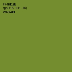 #748D2E - Wasabi Color Image