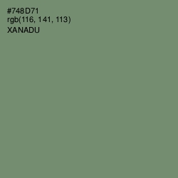 #748D71 - Xanadu Color Image