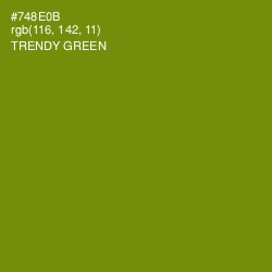 #748E0B - Trendy Green Color Image