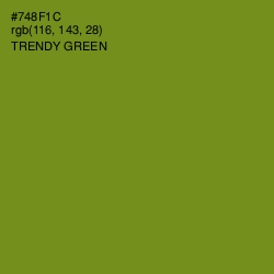 #748F1C - Trendy Green Color Image