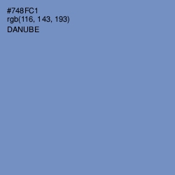 #748FC1 - Danube Color Image
