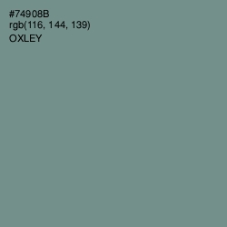 #74908B - Oxley Color Image