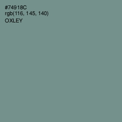 #74918C - Oxley Color Image