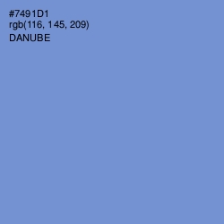 #7491D1 - Danube Color Image