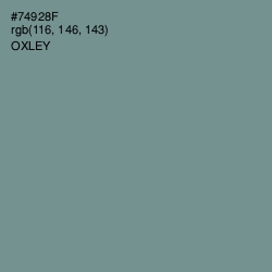 #74928F - Oxley Color Image